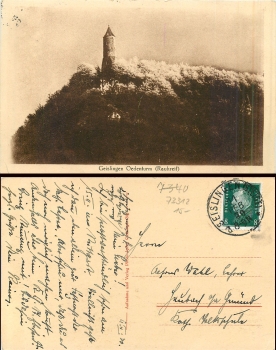 Geislingen Steige Oedenturm o 11.2.1930