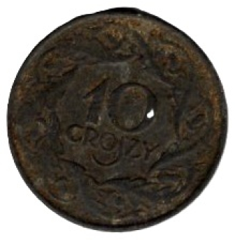 Generalgouvernement 10 Groszy 1923 (1940) Polen