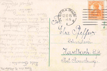 Gera Thüringen Krematorium Ostfriedhof o 1916