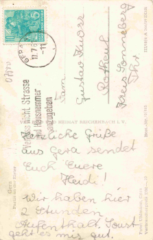 Gera Thüringen an der Elster o 1961