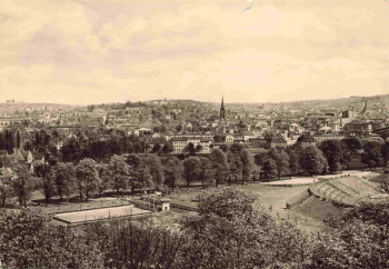 Gera Thüringen vom Hainberg * 1960