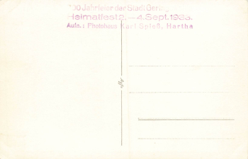 09326 Geringswalde 700 Jahrfeier 02.-04.September 1933 Originalfoto vom Festumzug (52)