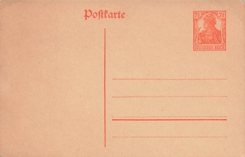 Germania 7 1/2 Pfennig postal stationery German Empire *