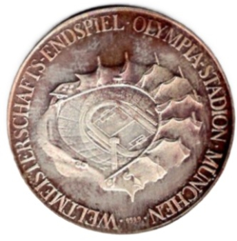 Deutschland Silbermedaille Fußball WM Weltmeisterschaft 1974