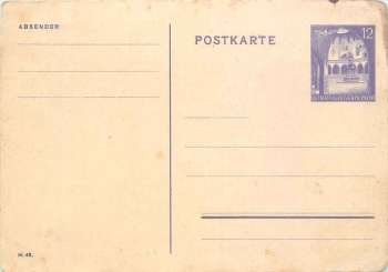 General government postal stationary 12 pfennig *