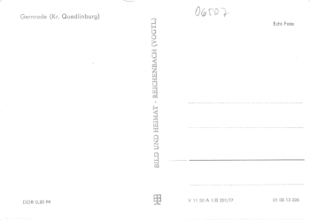06485 Gernrode Harz FDGB Erholungsheim Stubenberg * 1977