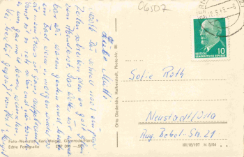 06485 Gernrode Harz Rathaus o 1965
