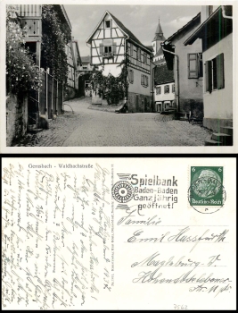 Gernsbach Waldbachstrasse o 25.12.1937