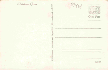 Geyer Erzgebirge Waldhaus * um 1950