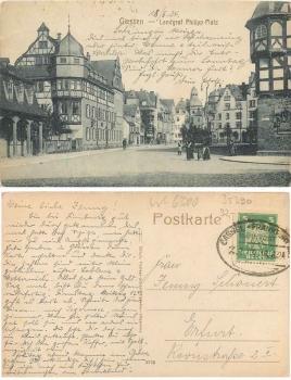 35390 Giessen Landgraf Philipp Platz o 7.3.1918