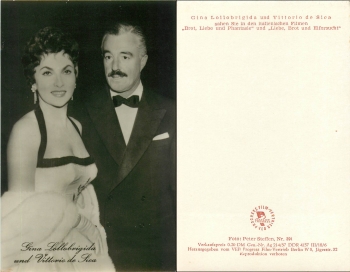 Gina Lollobrigida & Vittorio de Sica, Progress, 391