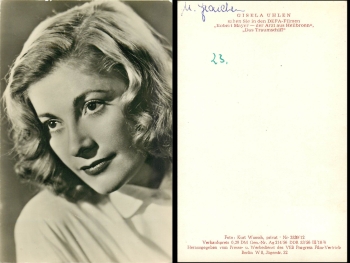 Gisela Uhlen Progress Film Vertrieb Nr. 2539/12
