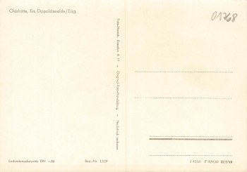 01768 Glashuette Erzgebirge Blick zum Bahnhof * 1961 Hanich1339