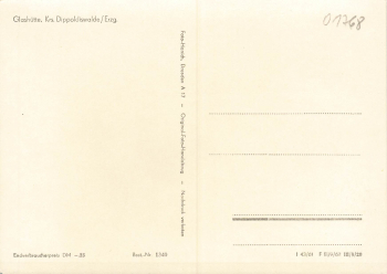 01768 Glashuette Erzgebirge Blick zum Bahnhof * 1961 Hanich1340