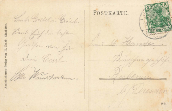 01768 Glashuette  Sachsen Stadtteil im Mueglitztal o 1909