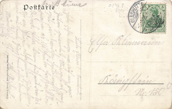 01768 Glashütte Sachsen 400 Jahrfeier Künstlerkarte Richard Lanzendorf o 1906