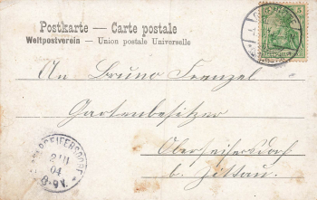 01768 Glashütte  Sachsen Schule Turnhalle Ochsenkopf o 1904