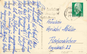 Glauchau Sachsen Dr. Friedrichs-Strasse o 1963