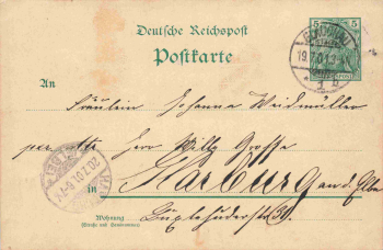 Glauchau Sachsen Privatgannzsache o 1901