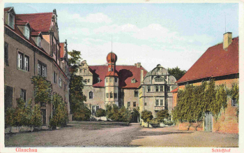 Glauchau Sachsen Schlosshof o 1934
