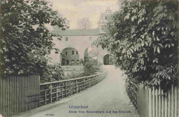 Glauchau Sachsen Schloss o um 1910