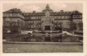 Glauchau Sachsen Krankenhaus Feldpost Reserve Lazarett o 1942