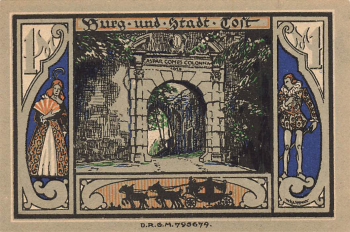 Gleiwitz Oberschlesien Notgeldschein Gliwice um 1920