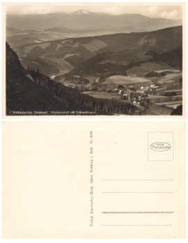 Goerbersdorf with Schneekoppe Waldenburger Bergland * approx. 1930