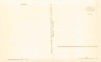 Goerlitz Leninplatz * 1957