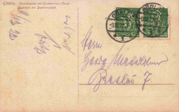 Goerlitz Stadttheater o 1922