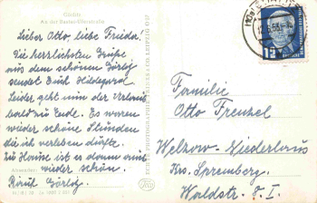 Goerlitz Bastei Uferstrasse o 1953