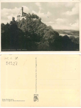 91327 Goessweinstein Castle Franconian Switzerland *1938