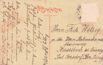 Gohlis Leipzig Schloss o 1910