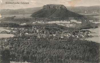 01824 Gohrisch mit Lilienstein Sächsische Schweiz o 1924