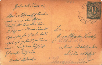 01824 Gohrisch, Saxon Switzerland, o 1947