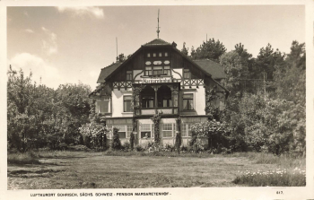 01824 Gohrisch Pension Margaretenhof Saxon Switzerland * around 1930