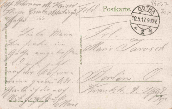 99867 Gotha Zeppelin airship port o May 10, 1917