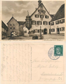 Graefenberg market square town hall o 12.9.1928