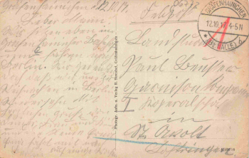 06772 Gräfenhainichen Paul Gerhard Mehrbildkarte mit Schule o 1917
