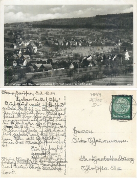 75305 Grafenhausen Oberhausen o 2.10.1934