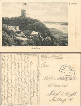 Graudenz Grudziądz Schloßberg  o 16.4.1915