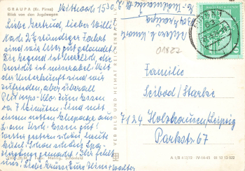 01796 Graupa von den Jagdwegen o 1976