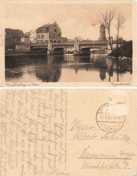 Greifenberg Pommern Regabruecke Gryfice o 1931