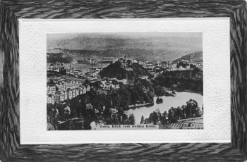 Greiz Vogtland vom weissen Kreuz o 1910