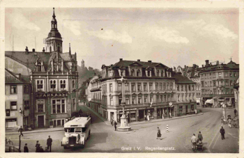 Greiz Vogtland Regentenplatz o 1950