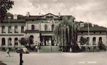 Greiz Vogtland Bahnhof * 1959