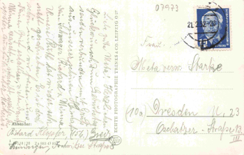 Greiz Vogtland Brücke o 1952
