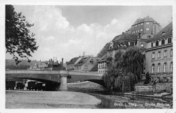 Greiz Vogtland Brücke o 1936
