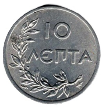 Griechenland 10 Lepta 1922 George I