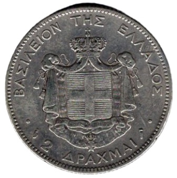 Griechenland 2 Drachmen 1868 A George I